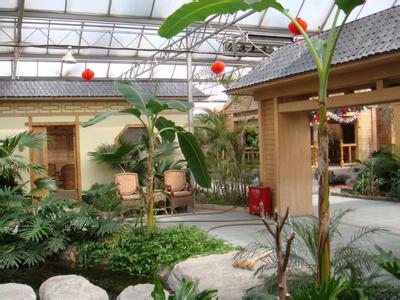 專業設計 施工各種鋼結構智能溫室、鋼結構室內園林景觀生態園工程、網架花卉溫室工程